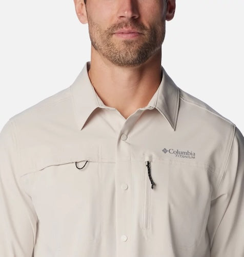 Summit Valley™ Woven Long Sleeve Shirt - Dark Stone