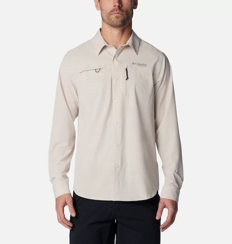 Summit Valley™ Woven Long Sleeve Shirt - Dark Stone