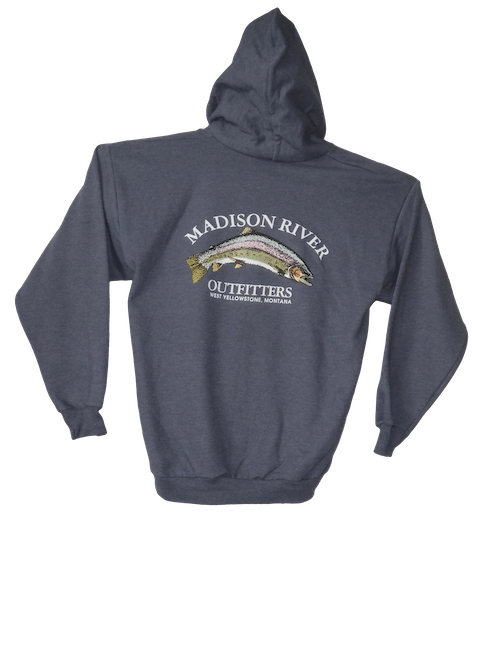 MRO Classic Logo Wear Hoodie Color = Navy Heather