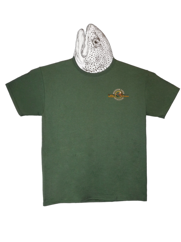 MRO Logo Wear - Royal Wolf S/S T-Shirt Military Green Front