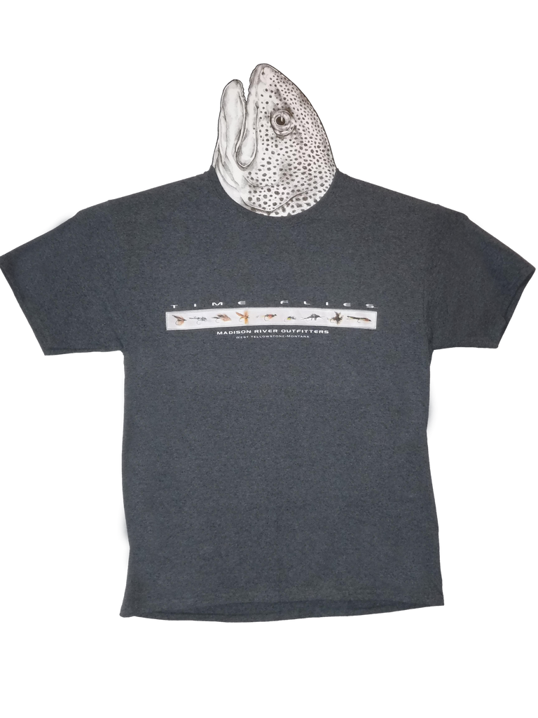 MRO Logo Wear TimeFlies T-Shirt Black Heather Front