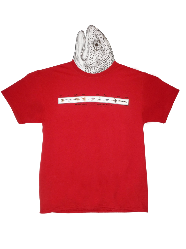 MRO Logo Wear TimeFlies T-Shirt Crimson Front