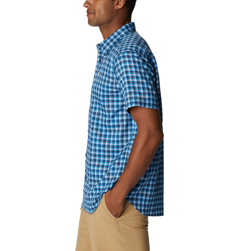 Silver Ridge™ Utility Lite Novelty SS - Collegiate Navy Pulaski Plaid