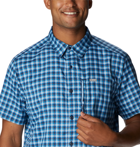 Silver Ridge™ Utility Lite Novelty SS - Collegiate Navy Pulaski Plaid