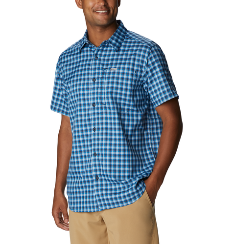 Silver Ridge™ Utility Lite Novelty SS - Collegiate Navy Pulaski Plaid