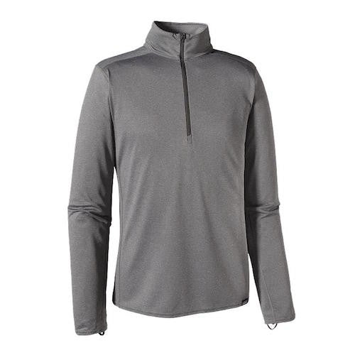 Patagonia Capilene Midweight Zip Neck Forged Gray