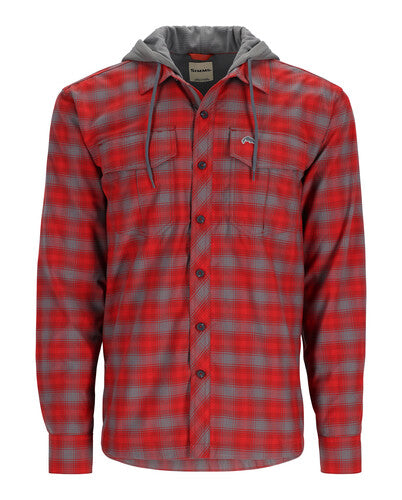 Chemise Trout Run en flanelle de laine mélangée avec motif à carreaux Chemise Trout Run en flanelle de laine mélangée avec motif à carreaux