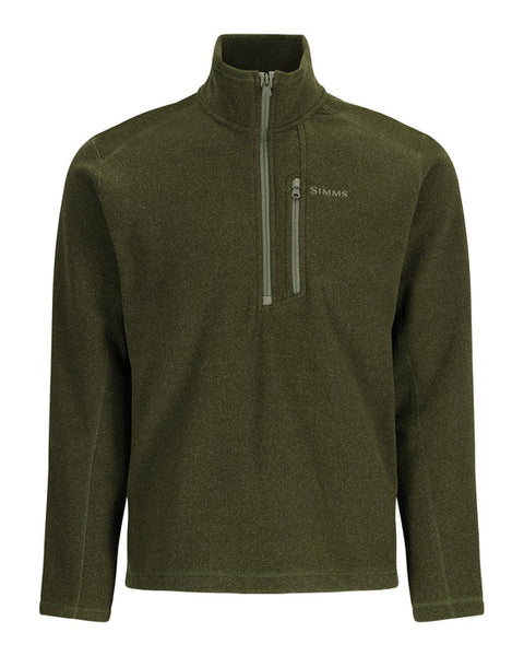 MRO Logo Wear Simms Rivershed Sweater Quarter Zip