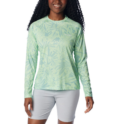 Super Tidal Tee™ Long Sleeve - New Mint Tropic