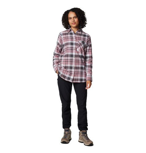 Calico Basin™ Flannel Long Sleeve Shirt - Snowdrift