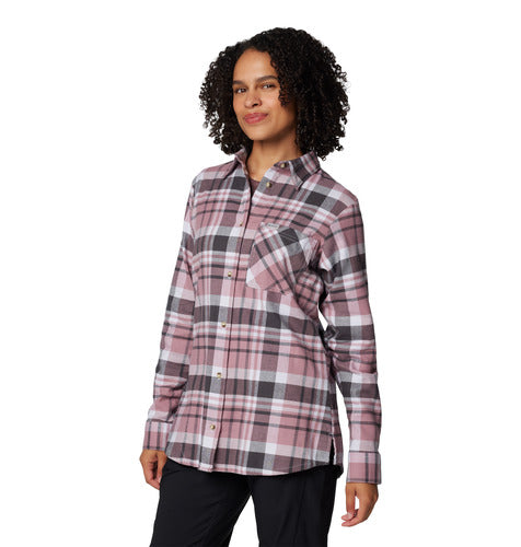 Calico Basin™ Flannel Long Sleeve Shirt - Snowdrift