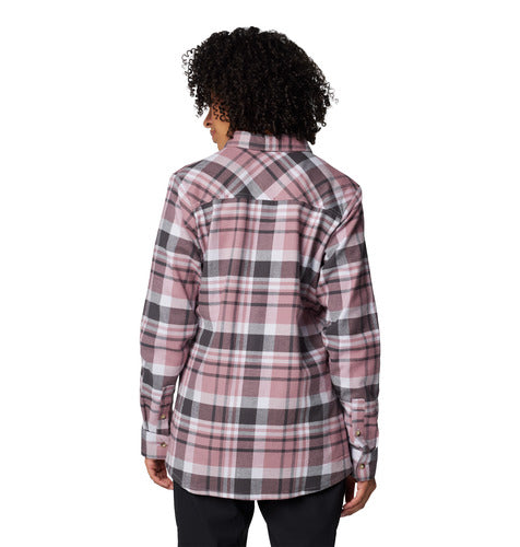 Calico Basin™ Flannel Long Sleeve Shirt - Snowdrift