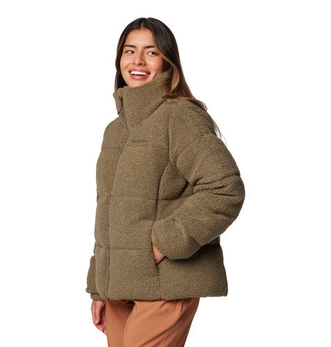 Puffect™ Sherpa Jacket - Stone Green