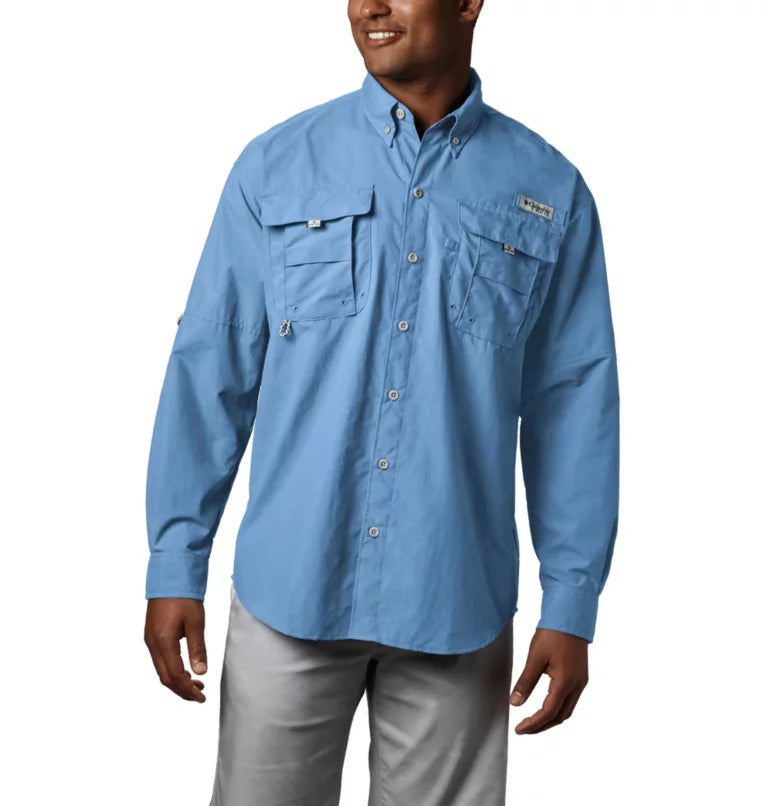Columbia Men's MRO Logo PFG Bahama™ II Long Sleeve Shirt 2023