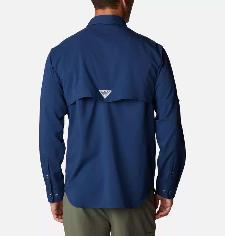 adviicd Men'S Shirts Men's Bahama II UPF 31 Long Sleeve PFG Fishing Shirt  Blue L 