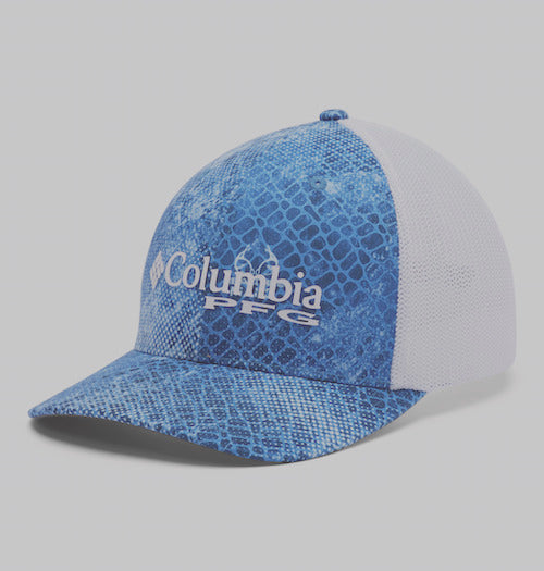Columbia Sportswear Camo Mesh Ball Cap Blue / S/M