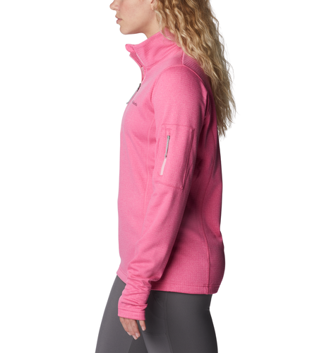 Women's Park View™ Grid Fleece 1/2 Zip - Wild Geranium