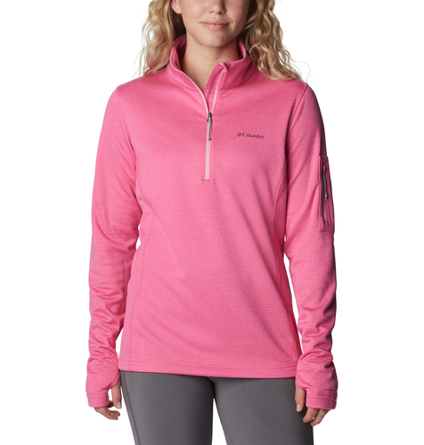 Women's Park View™ Grid Fleece 1/2 Zip - Wild Geranium