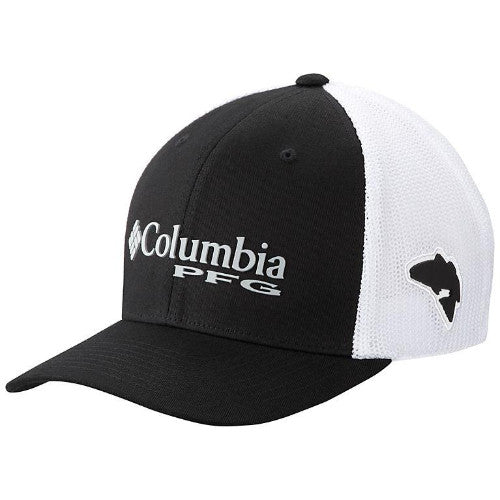 Columbia PFG Fish Flag Mesh FlexFit Hat - Gulf Aqua - Hibbett