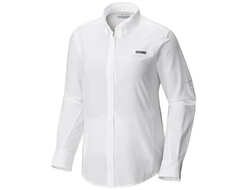 Columbia Women's PFG Tamiami™ II Long Sleeve Shirt - White