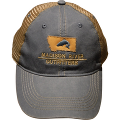 MRO MT Fish Legend Trucker Cap - Steel/Khaki