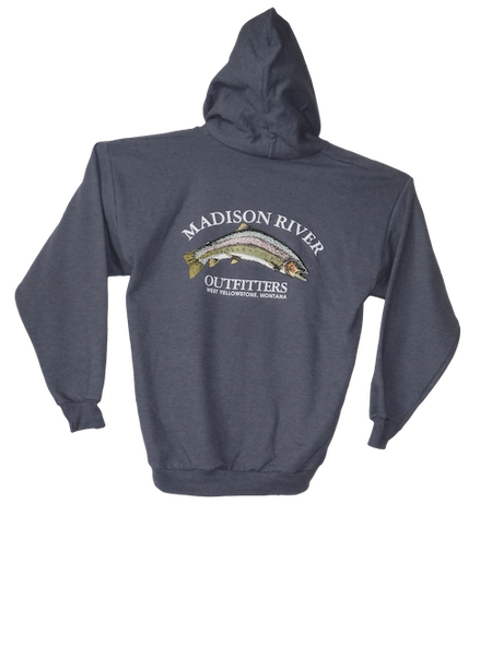 MRO Classic Logo Wear Hoodie Color = Navy Heather