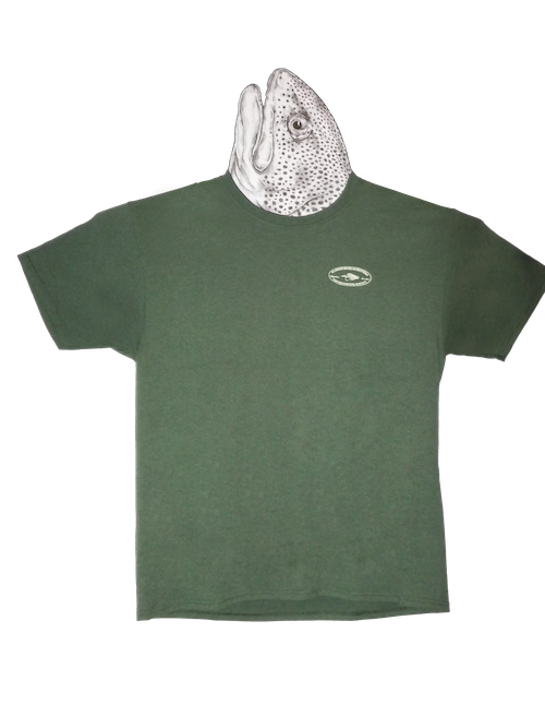 MRO Logo Wear Muddler T-Shirt Military Green - Front
