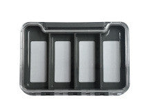 MRO Logo Waterproof Thin Fly Boxes - 6 Compartments Magnetic