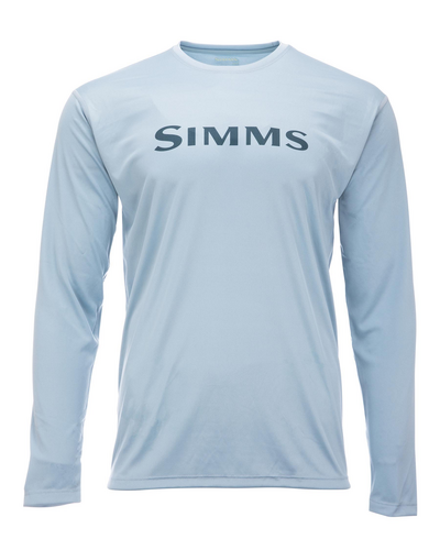 Simms Bugstopper Stone Cold LS Shirt Steel Blue / L