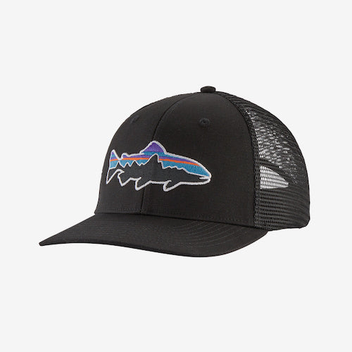 Patagonia Fitz Roy Trout Trucker Hat (Black)
