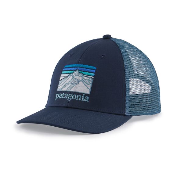 Patagonia Line Logo Ridge LoPro Trucker Hat - New Navy, One Size