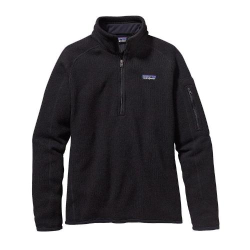 Patagonia Women's Better Sweater 1/4-Zip Fleece - Black
