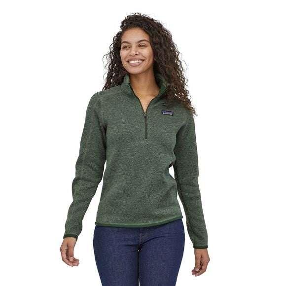 W's Better Sweater 1/4 Zip - Hemlock Green